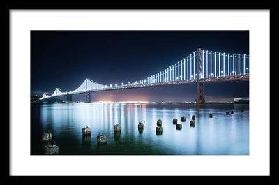 San Francisco Bay Bridge / Art Photo - Framed Print