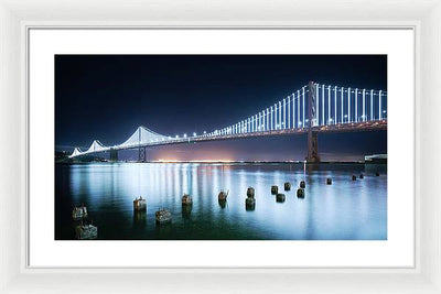 San Francisco Bay Bridge / Art Photo - Framed Print