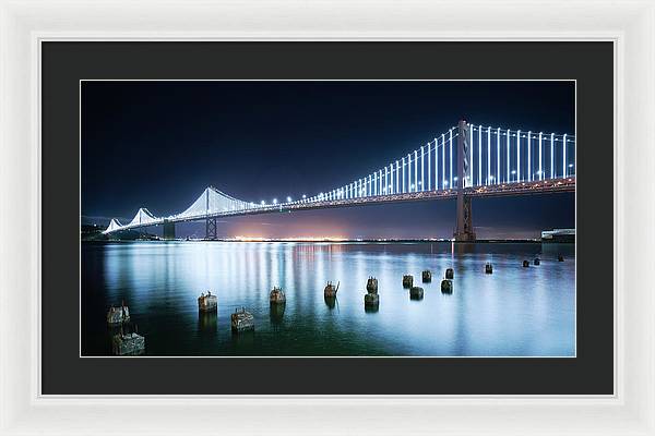 San Francisco Bay Bridge / Art Photo - Framed Print