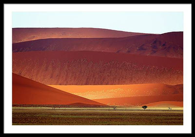 Sand Dunes, Namibia #2 / Art Photo - Framed Print