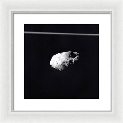 Saturn Moon Prometheus / Art Photo - Framed Print