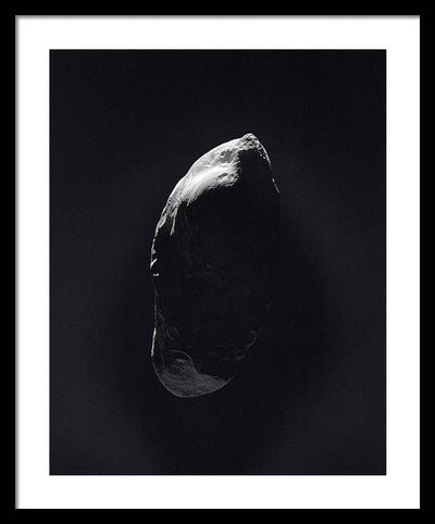 Saturn's Moon Prometheus / Art Photo - Framed Print