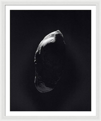 Saturn's Moon Prometheus / Art Photo - Framed Print