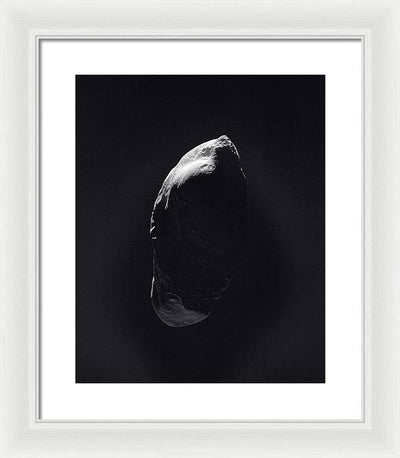 Saturn's Moon Prometheus / Art Photo - Framed Print