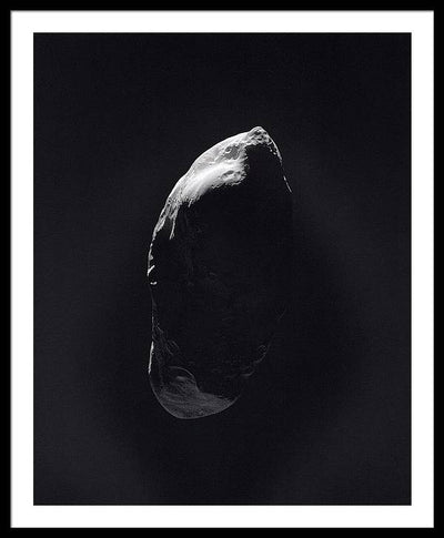 Saturn's Moon Prometheus / Art Photo - Framed Print