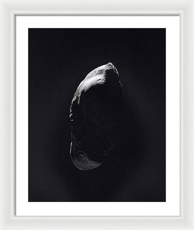 Saturn's Moon Prometheus / Art Photo - Framed Print