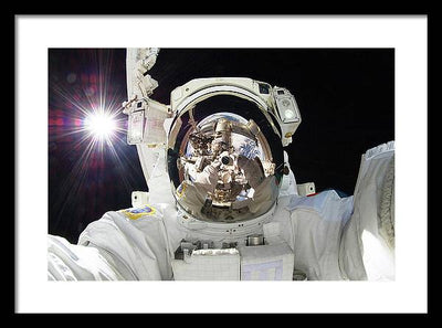 Selfie in the Space, 2012 / Art Photo - Framed Print