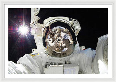 Selfie in the Space, 2012 / Art Photo - Framed Print