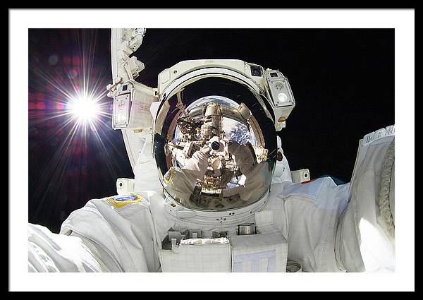 Selfie in the Space, 2012 / Art Photo - Framed Print