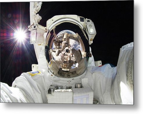 Selfie in the Space, 2012 / Art Photo - Metal Print