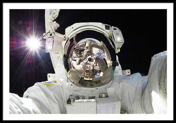 Selfie in the Space, 2012 / Art Photo - Framed Print