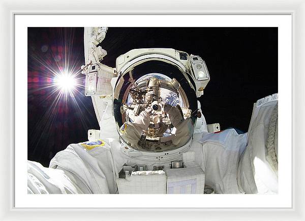 Selfie in the Space, 2012 / Art Photo - Framed Print