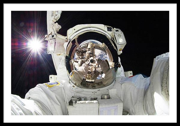 Selfie in the Space, 2012 / Art Photo - Framed Print