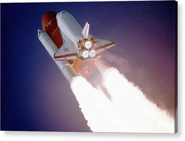 Shuttle Atlantis, 1988 / Art Photo - Acrylic Print