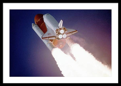 Shuttle Atlantis, 1988 / Art Photo - Framed Print