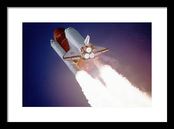 Shuttle Atlantis, 1988 / Art Photo - Framed Print