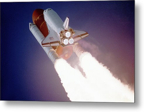 Shuttle Atlantis, 1988 / Art Photo - Metal Print