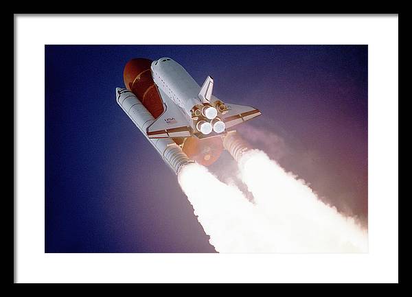 Shuttle Atlantis, 1988 / Art Photo - Framed Print