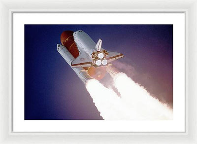 Shuttle Atlantis, 1988 / Art Photo - Framed Print