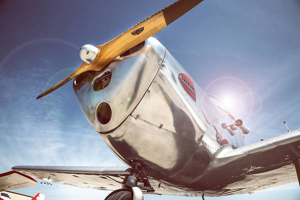 Silver Aircraft / Art Photo - Art Print