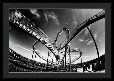 Sky and Steel #1 / Art Photo - Framed Print