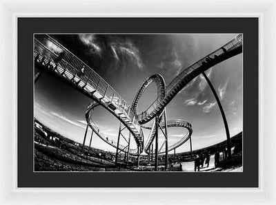 Sky and Steel #1 / Art Photo - Framed Print