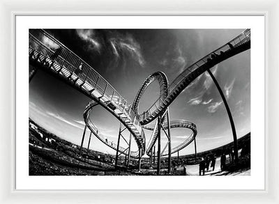 Sky and Steel #1 / Art Photo - Framed Print