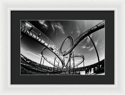 Sky and Steel #1 / Art Photo - Framed Print