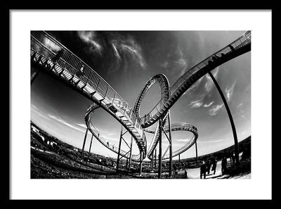 Sky and Steel #1 / Art Photo - Framed Print