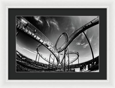 Sky and Steel #1 / Art Photo - Framed Print