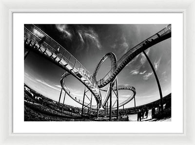 Sky and Steel #1 / Art Photo - Framed Print