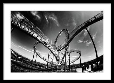 Sky and Steel #1 / Art Photo - Framed Print