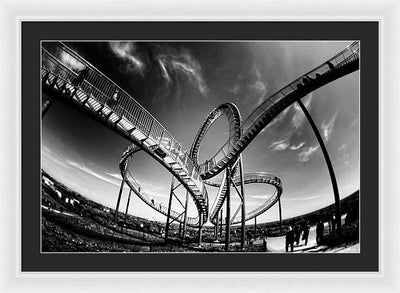 Sky and Steel #1 / Art Photo - Framed Print