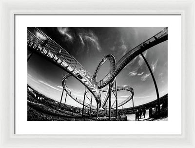 Sky and Steel #1 / Art Photo - Framed Print