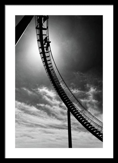 Sky and Steel #2 / Art Photo - Framed Print