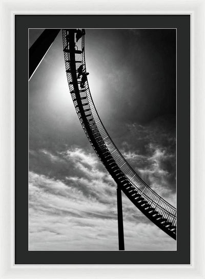 Sky and Steel #2 / Art Photo - Framed Print