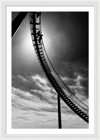 Sky and Steel #2 / Art Photo - Framed Print