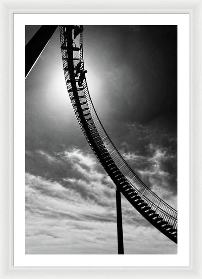 Sky and Steel #2 / Art Photo - Framed Print