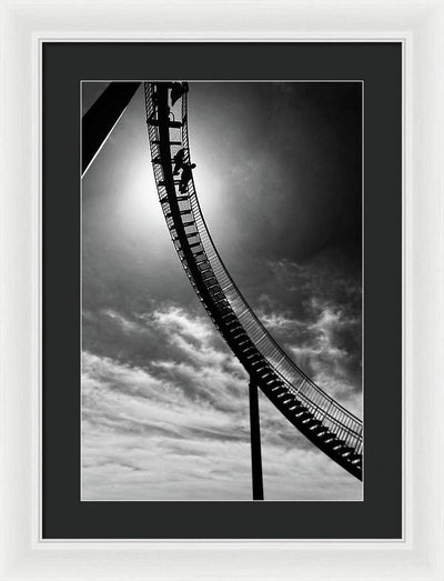 Sky and Steel #2 / Art Photo - Framed Print