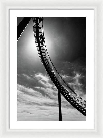 Sky and Steel #2 / Art Photo - Framed Print