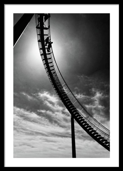 Sky and Steel #2 / Art Photo - Framed Print