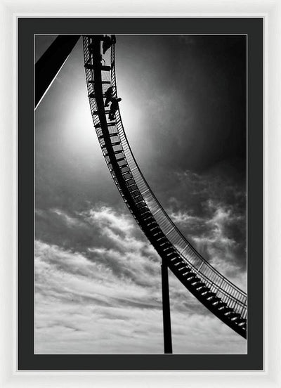 Sky and Steel #2 / Art Photo - Framed Print