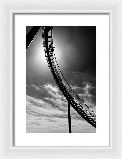 Sky and Steel #2 / Art Photo - Framed Print