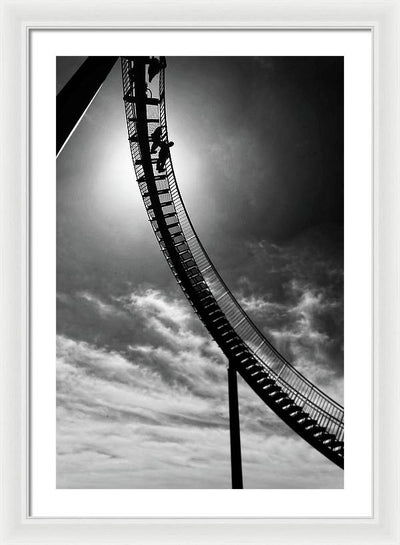 Sky and Steel #2 / Art Photo - Framed Print