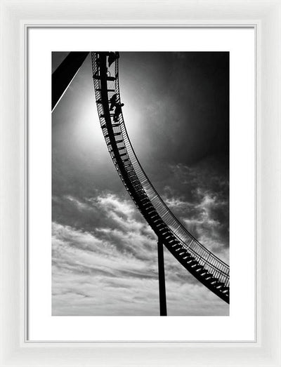 Sky and Steel #2 / Art Photo - Framed Print