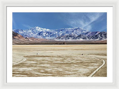 Sliding Rocks, Death Valley #2 / Art Photo - Framed Print