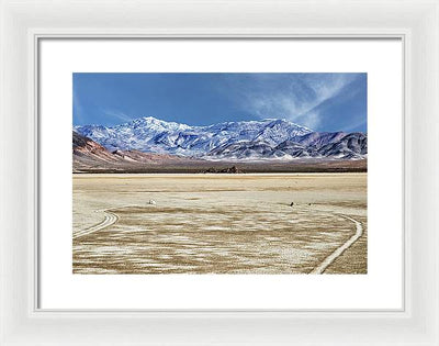 Sliding Rocks, Death Valley #2 / Art Photo - Framed Print