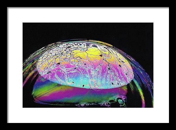 Soap Bubble / Art Photo - Framed Print