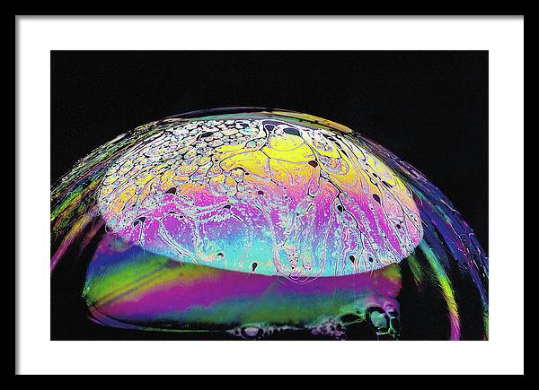 Soap Bubble / Art Photo - Framed Print