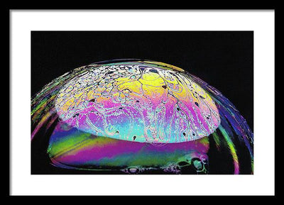 Soap Bubble / Art Photo - Framed Print